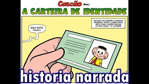 Cascão em-A carteira de identidade | Gibis do Rapha