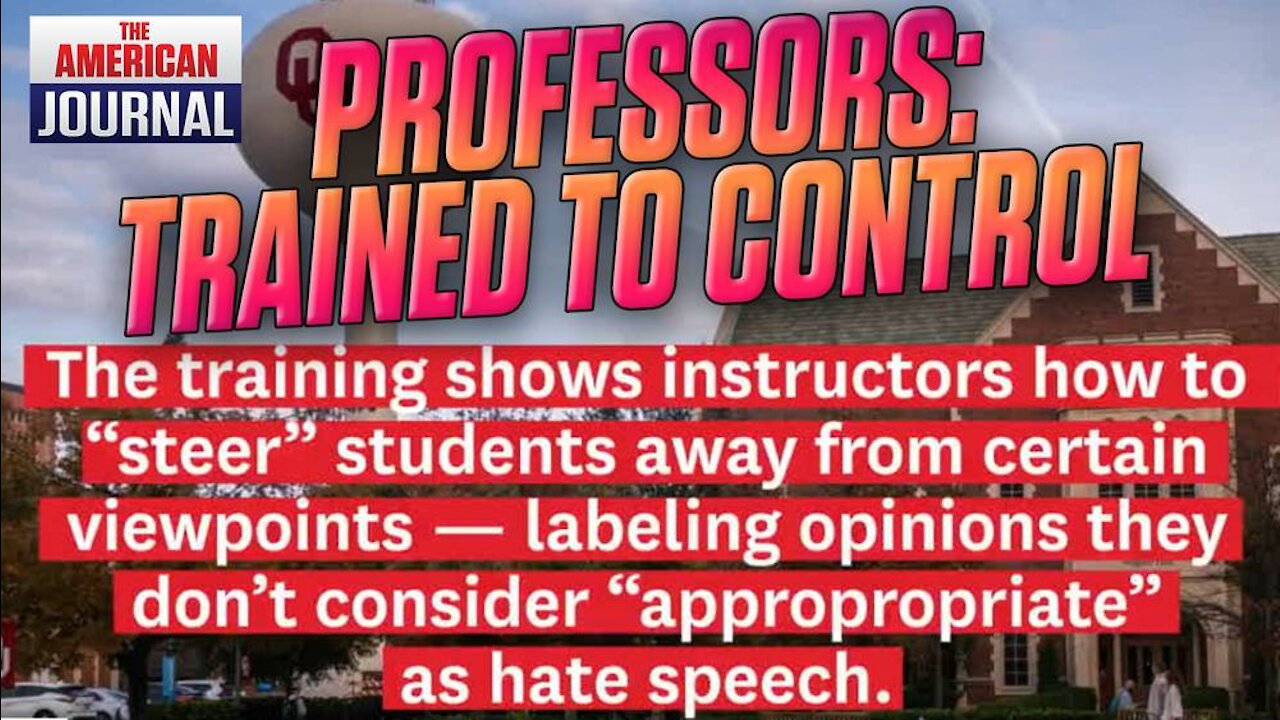 Watch: Leaked Video Shows Professors Trained To Silence Conservative Students