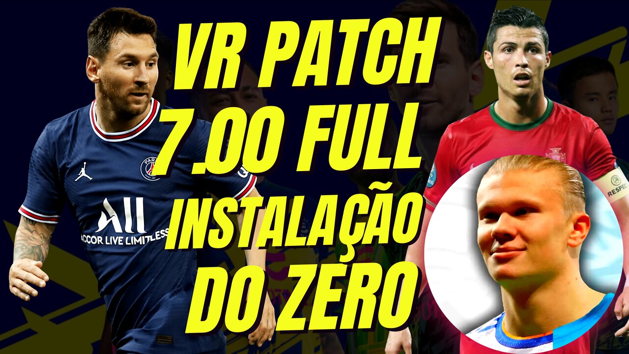 eFootball 2022 | PS3 | VR PATCH 7.0 INSTALAÇÃO DO ZERO