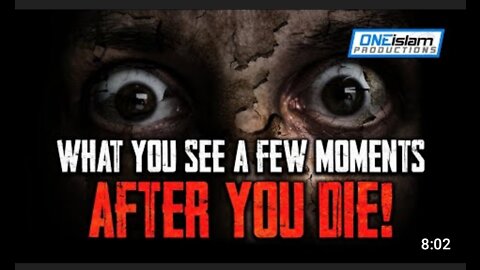 YOU SEE THIS MOMENTS AFTER YOU DIE