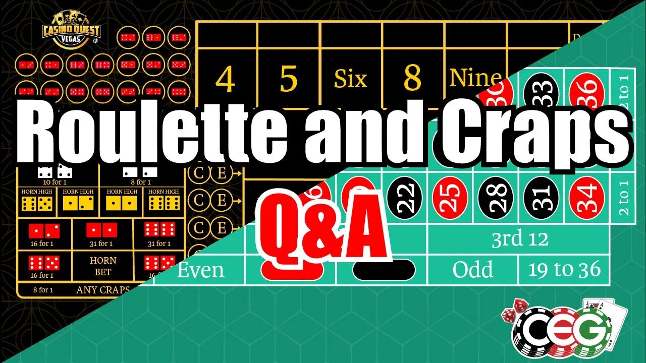 Ask All the Question You got about Roulette and Craps