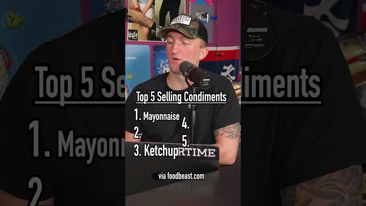 Guess the TOP 5 BEST SELLING CONDIMENTS!! #shorts #condiments #food #top5