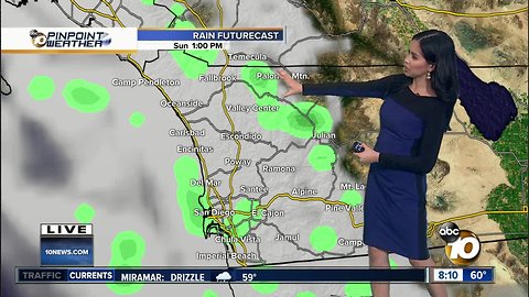10News Pinpoint Weather for Sun. Mar. 3, 2019