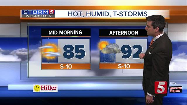 Henry's Early Morning Forecast: Tuesday, June 13, 2017