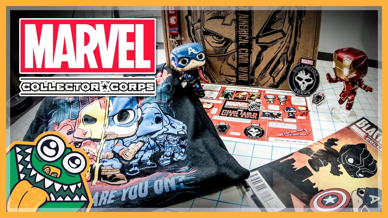 Marvel Collector Corps - Civil War - April 2016 - Unboxing and Overview