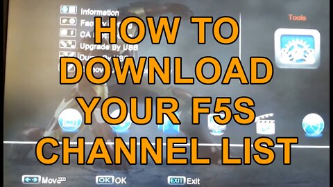 How to Download the F5s Channel List From this website