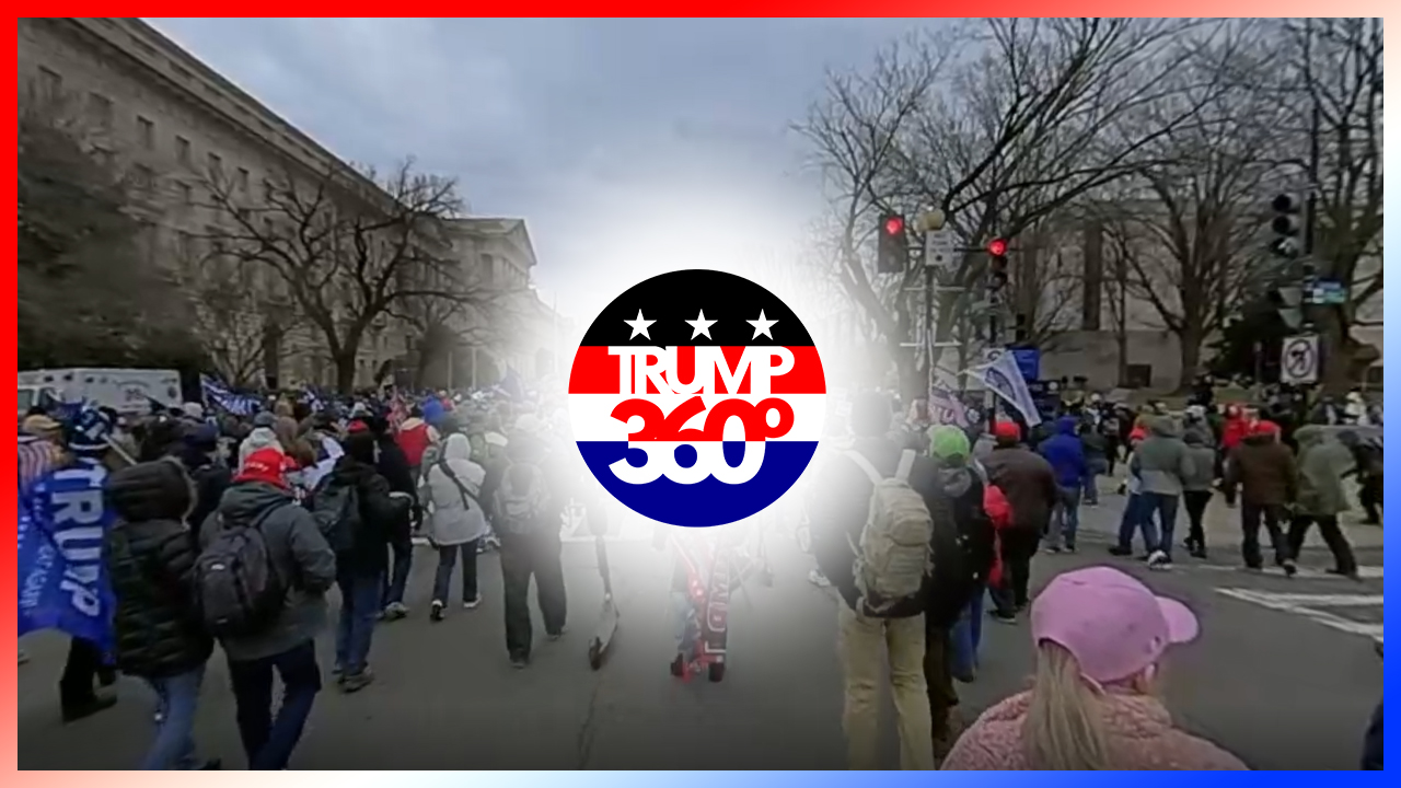 360° March For Trump Rally Washington DC January 6 2021 - #TRUMP360