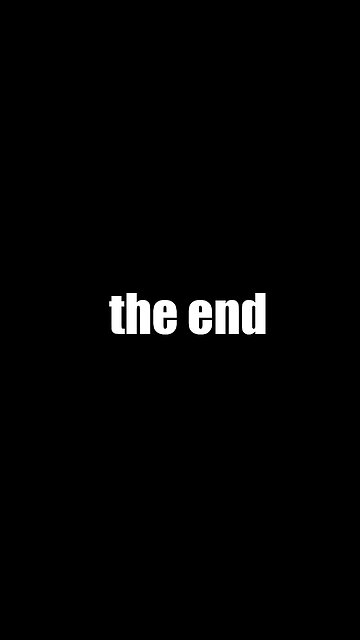 the end