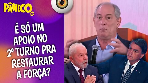 Ciro Gomes: 'LULA ESTÁ TÃO ENFRAQUECIDO QUE NÃO SE DEFENDEU DA ACUSAÇÃO DE CORRUPÇÃO POR BOLSONARO'