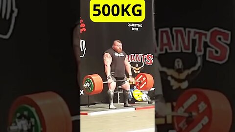 O primeiro homem a conseguir levantar 500kg no Deadlift de Strongman #Shorts