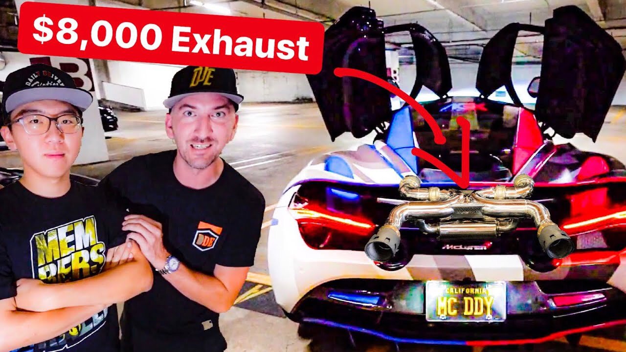 ALEX CHOI’S $8,000 EXHAUST BY ARMYTRIX IS INSANE! MCLAREN 720S