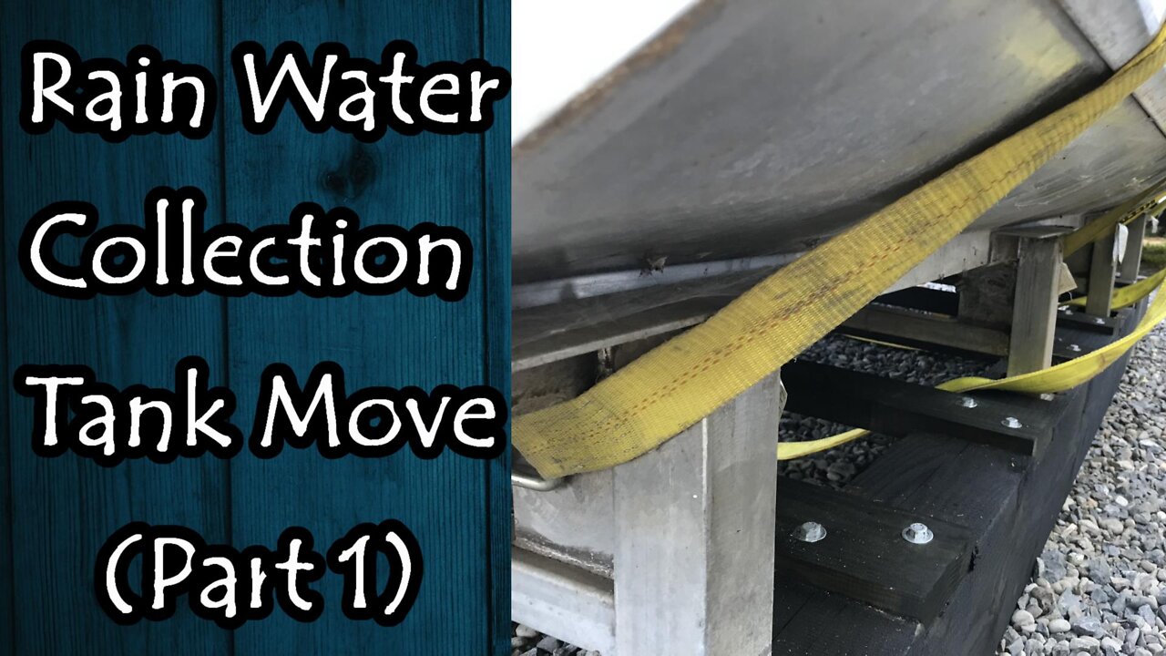 Building Skids for the Rain Water Tank
