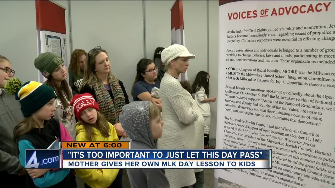 'It's too important to just let this day pass:' Mother gives her own MLK Jr. Day lesson to kids