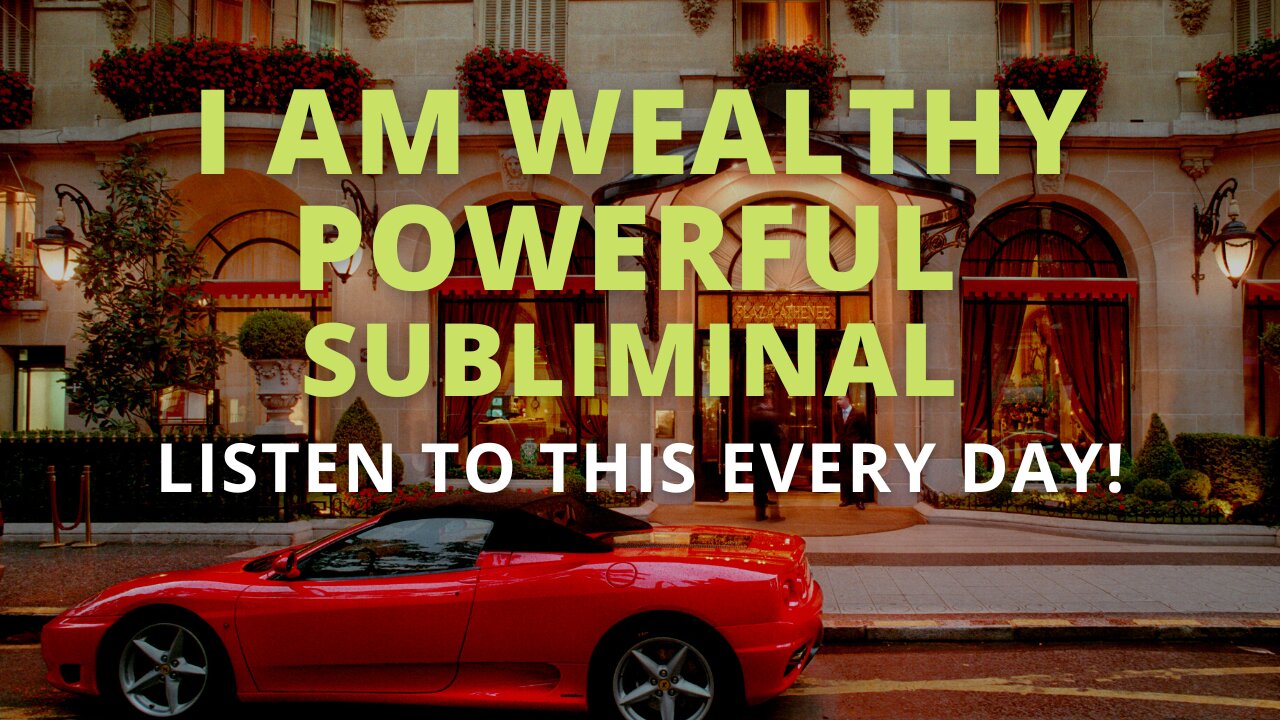 Powerful Wealth Subliminal (Relaxing Music) [Your Wealth Is Unlimited] Listen Every Morning!