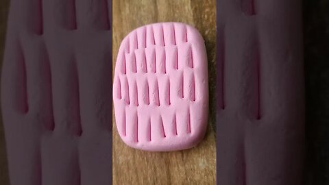 DIY how to make polymer clay cookies #shorts