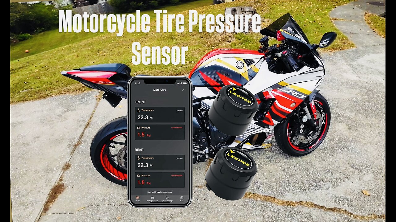 Motorcycle Tire Pressure Sensor