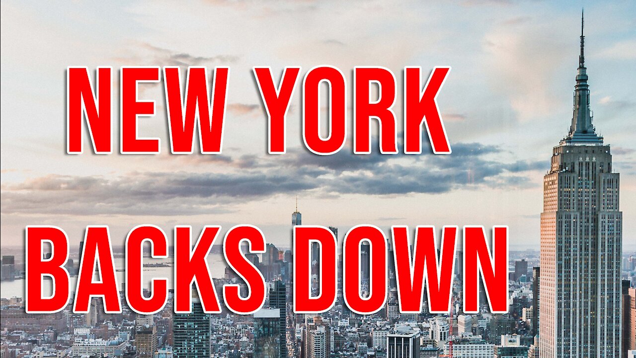 NY Gov Backs Down After 20% Workers DO NOT COMPLY