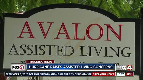 Assisted living facilities prepare for Irma