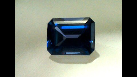 YAG Tanzanite Imitation Octagon Emerald Cut