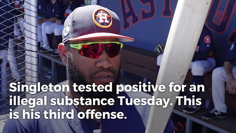 Astros Prospect Jon Singleton Slapped With 100-Game Suspension