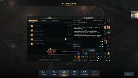 Lost Ark Kalthertz Island and getting Mail from the NPCs!
