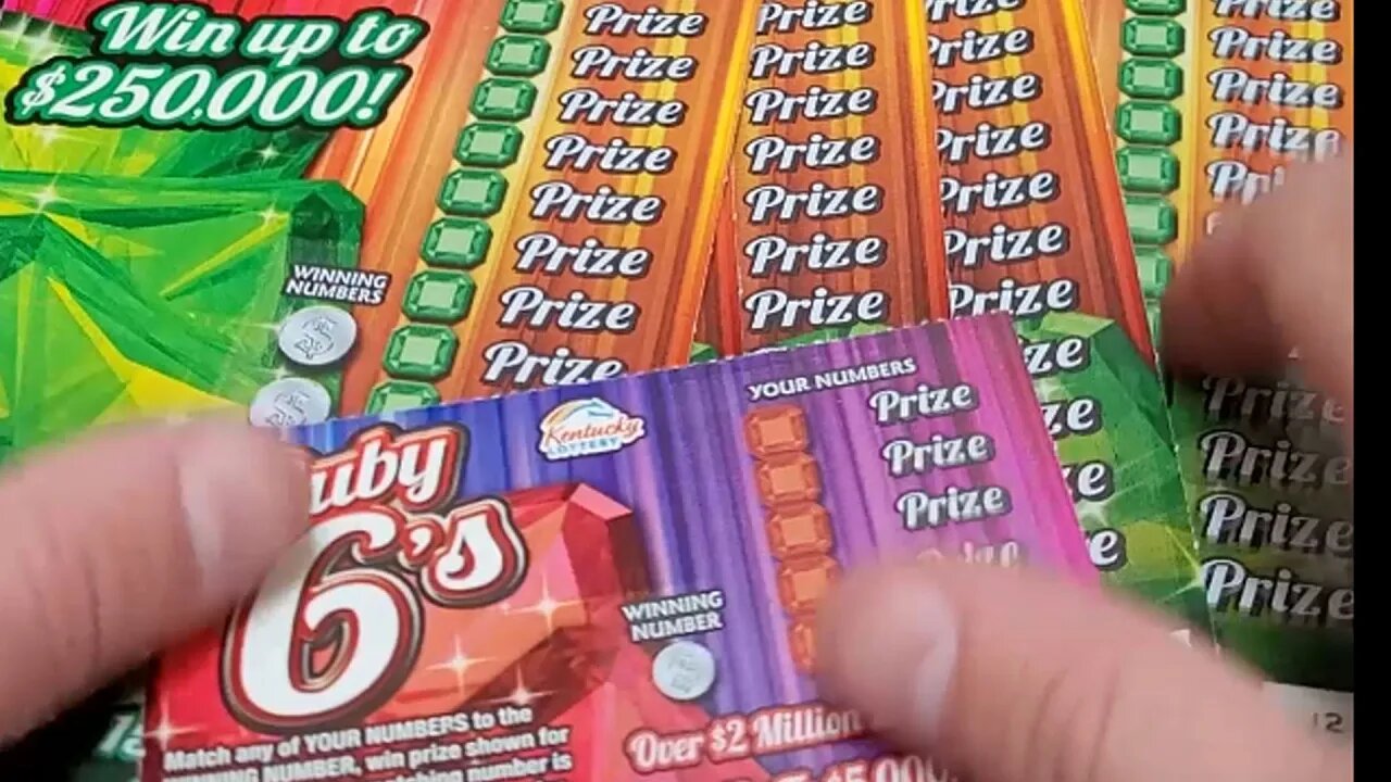 Winning NEW Scratch Off Lottery Tickets from Kentucky!