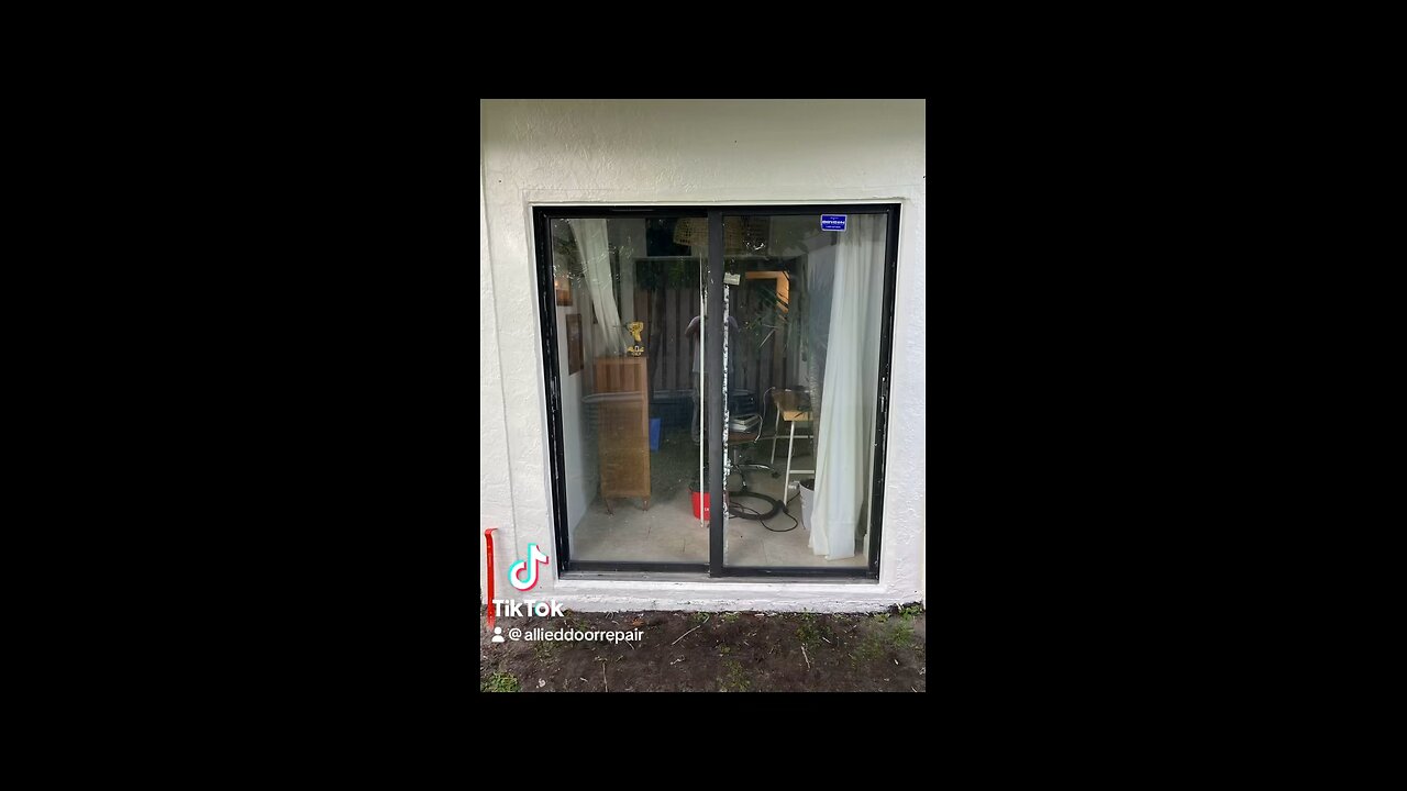 Sliding glass door repair; roller/lock replacement and track refurbishing, in #boyntonbeach