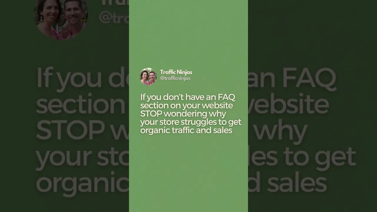 FAQ section helps you get more Sales on Shopify