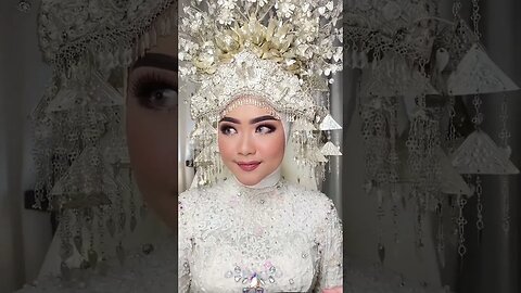 CANTIK & ELEGANT ! PENGANTIN PAKAIAN ADAT PALEMBANG SUMSEL INDONESIA #shorts #short #shortvideo