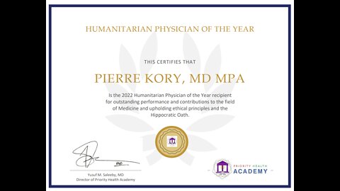 Priority Health Academy announces Humanitarian Physician of the Year Award 2022