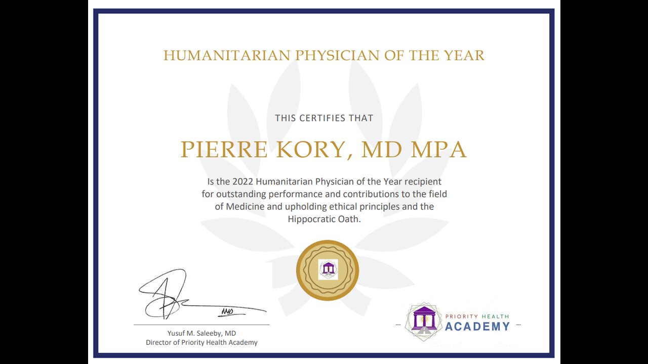 Priority Health Academy announces Humanitarian Physician of the Year Award 2022