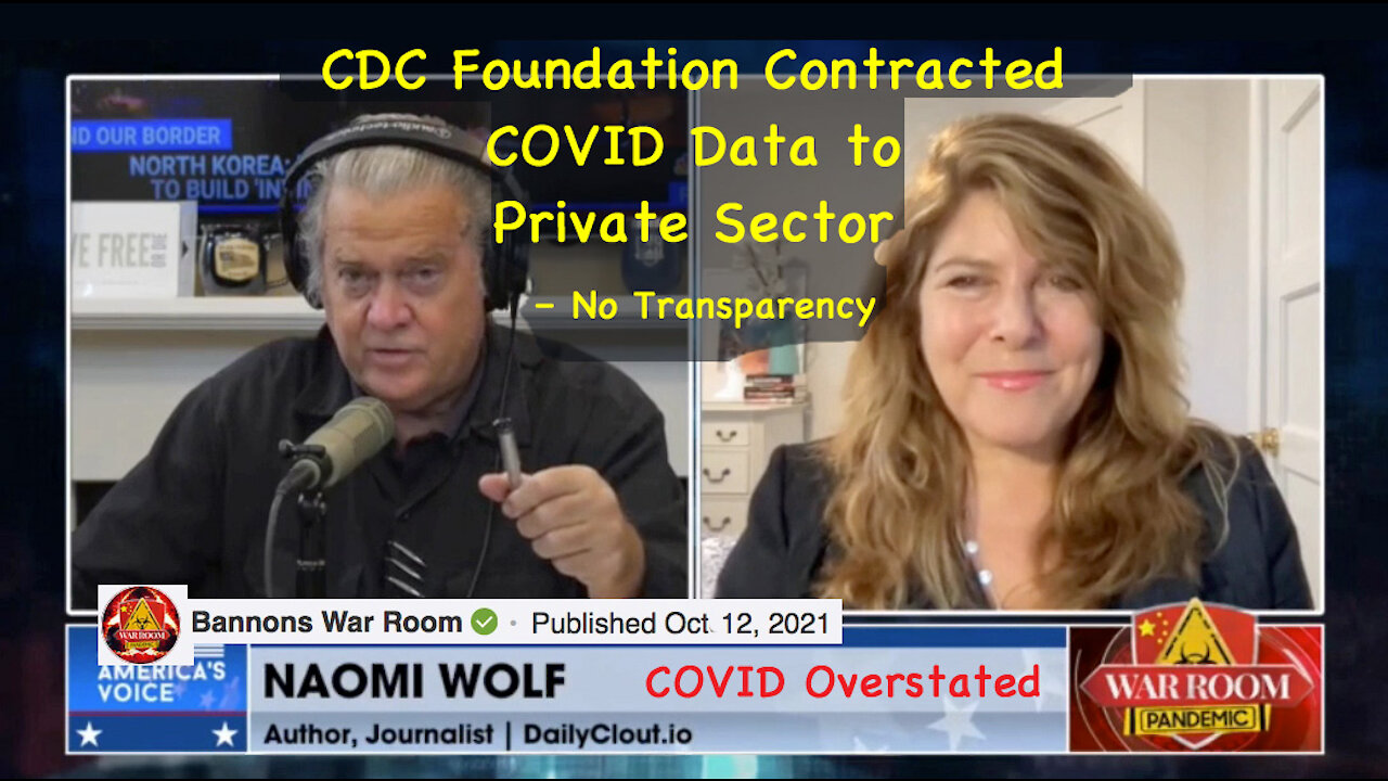 CDC Foundation Contracted COVID Data to Private Sector – No Transparency