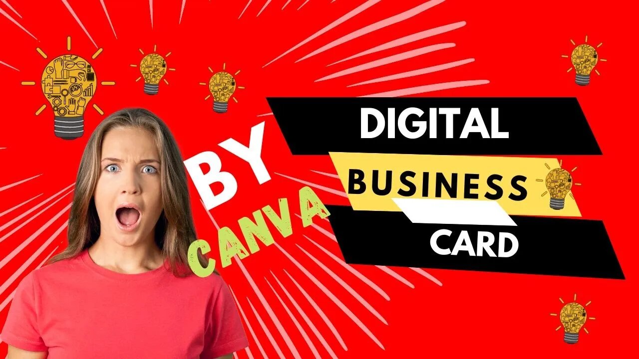 How To Create Digital Business Card on Canva!!!