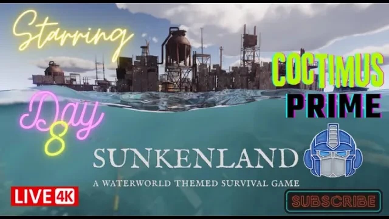 Best NEW Survival game! We made it 8 Days | Sunken Land