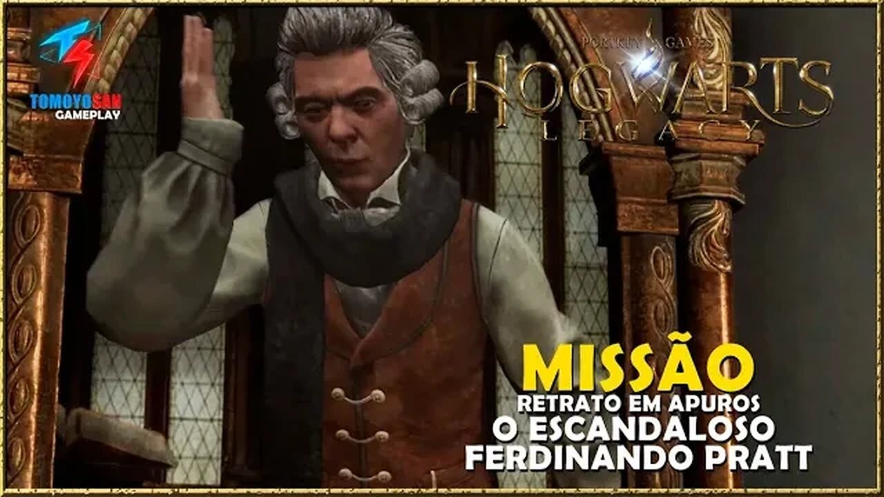 MISSÃO DO FERDINANDO PRATT, NÃO TEVE UM FINAL BOM #hogwartslegacybrasil #tomoyosan #gameplay #missão
