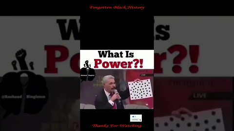 ❗️ Just listen ❗️ | Forgotten Black History