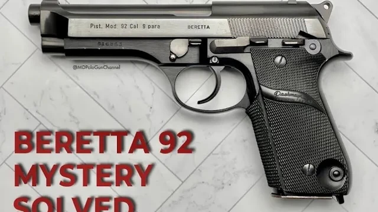 Beretta 92 a Two Year Mystery Solved