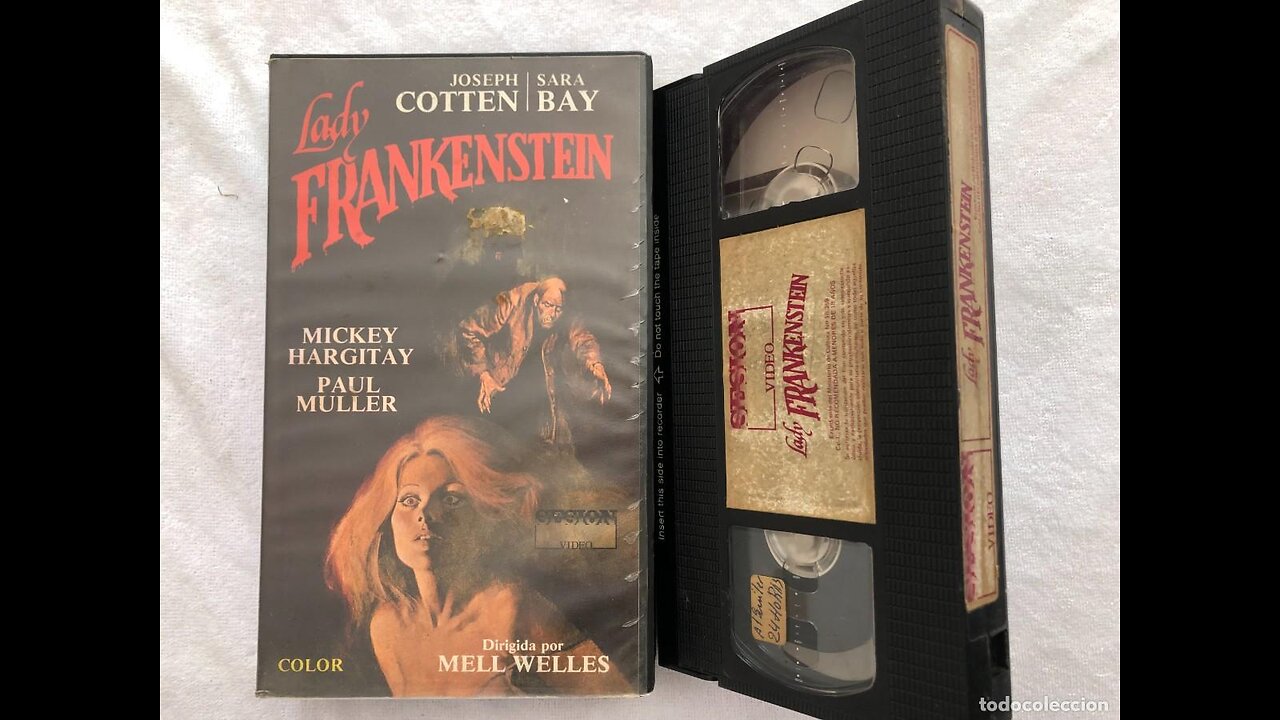 Lady Frankenstein 1971 - Horror Classic - UNCUT- VHS RIP 📼