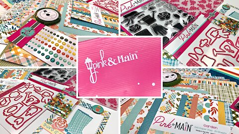 Unboxing Pink & Main's April 2021 Crafty Courtyard kit