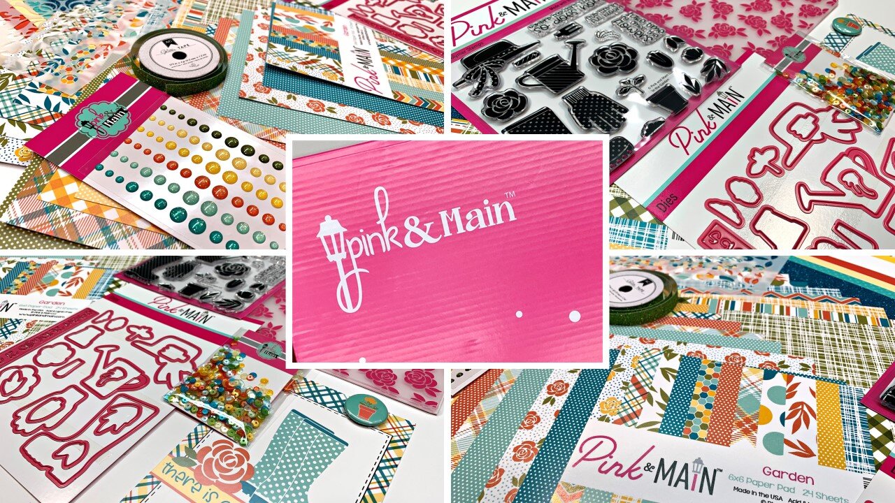 Unboxing Pink & Main's April 2021 Crafty Courtyard kit