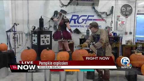 Pumpkin explosion