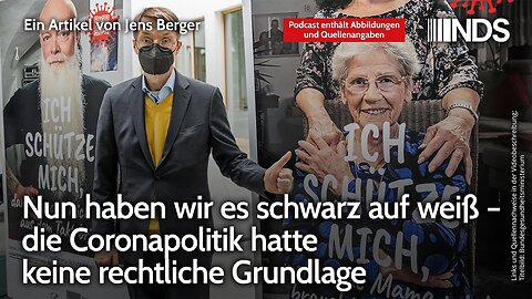 Nun haben wir es schwarz auf weiß – die Coronapolitik hatte keine rechtliche Grundlage.@NDS🙈