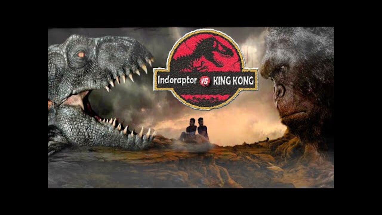 T-rex VS KingKong | Dinosaurs chase | Trex Chase | King Kong Chase