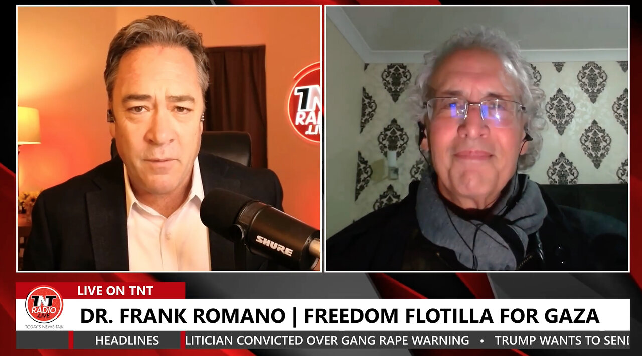 INTERVIEW: Dr Frank Romano - UPDATE: Freedom Flotilla for Gaza