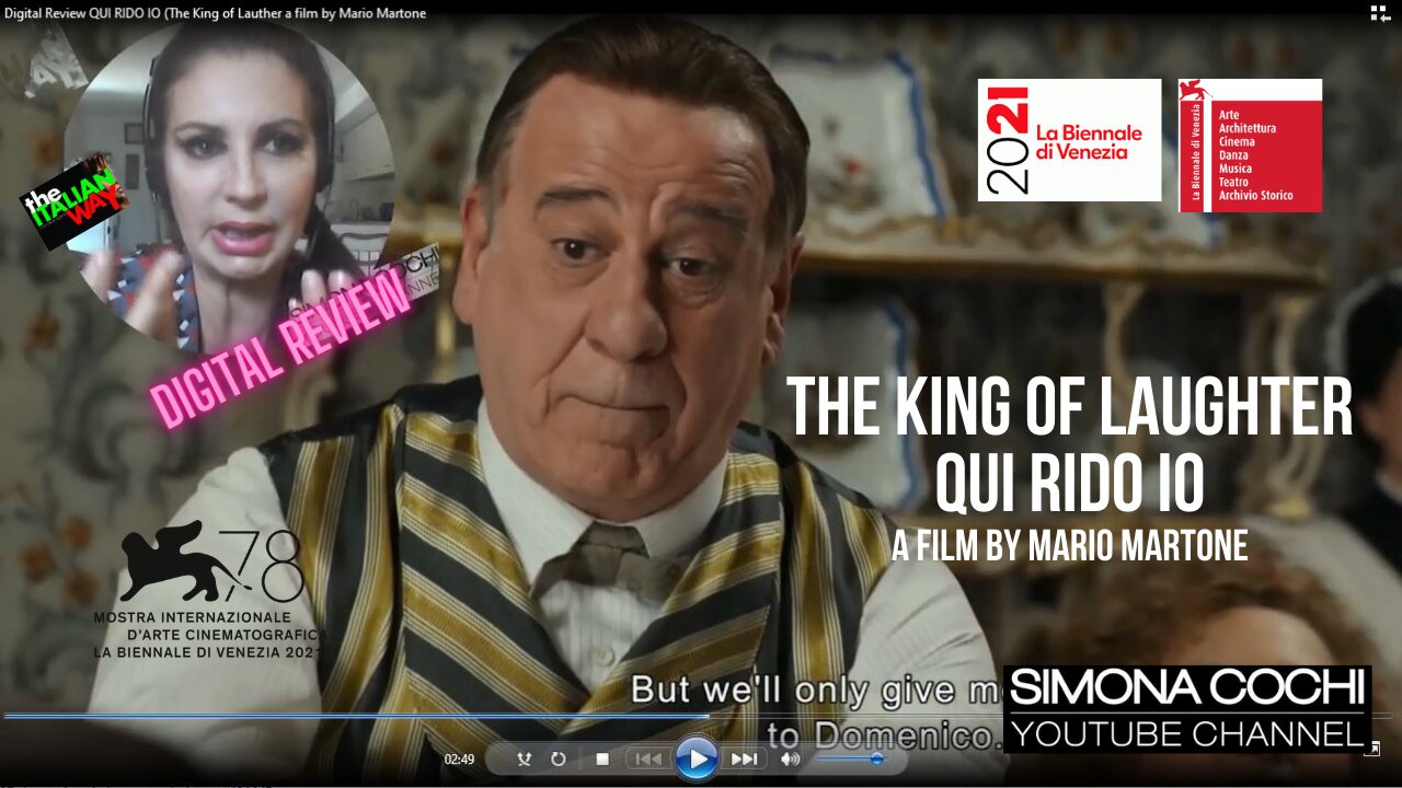 #Digitalreview QUI RIDO IO The King of Lauther a film by Mario Martone - The lunch scene