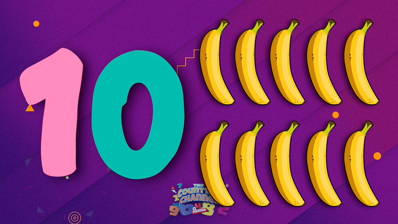 🍌 Banana Bonanza: Counting Bananas IN FRENCH | Join the Tropical Counting Journey for Kids! 🔢