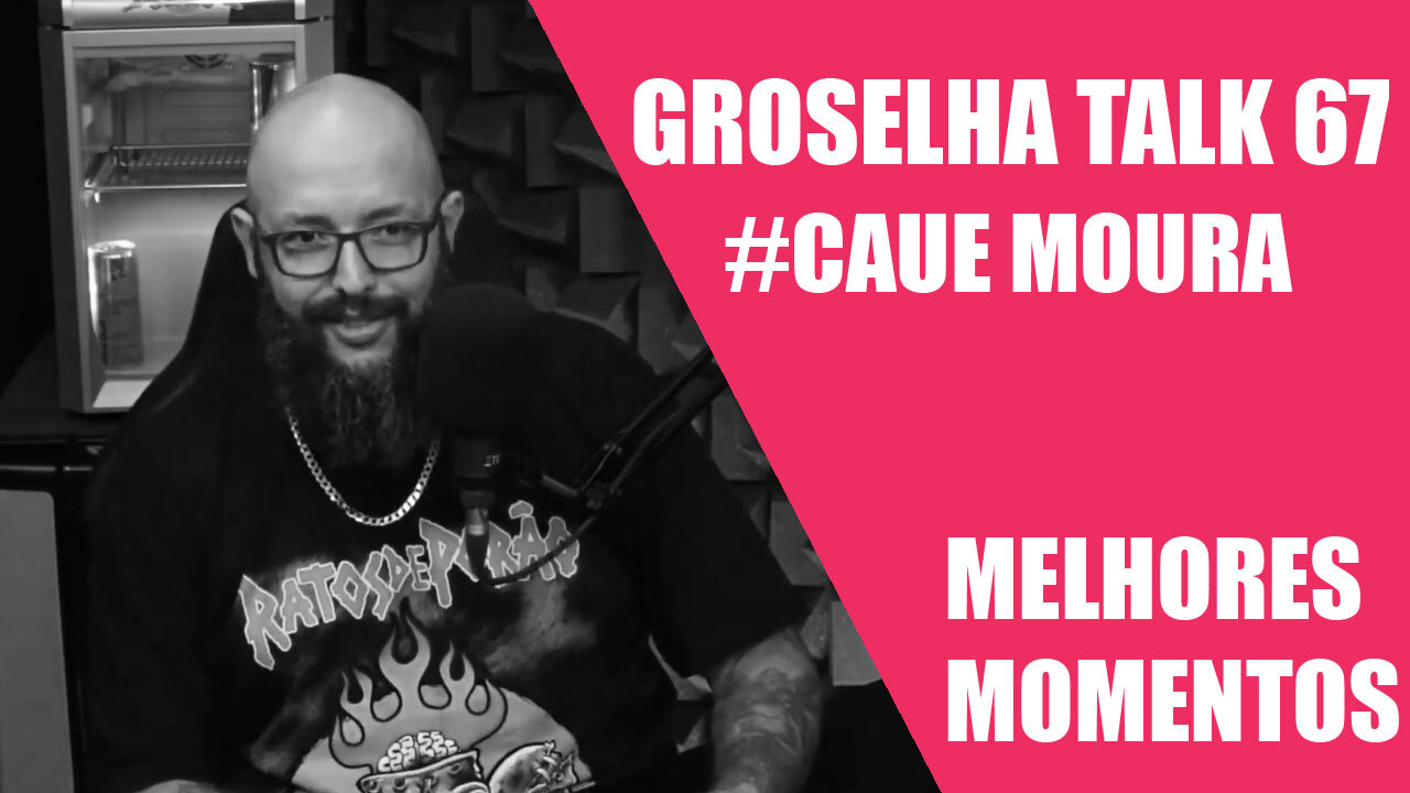 CAUE MOURA NO GROSELHA TALK - MELHORES MOMENTOS