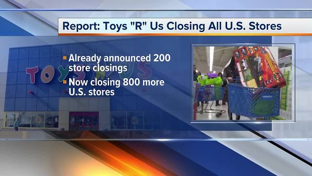 Toys 'R' Us considering closing all of its stores, report says