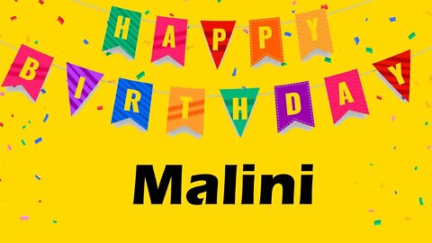 Happy Birthday to Malini - Birthday Wish From Birthday Bash