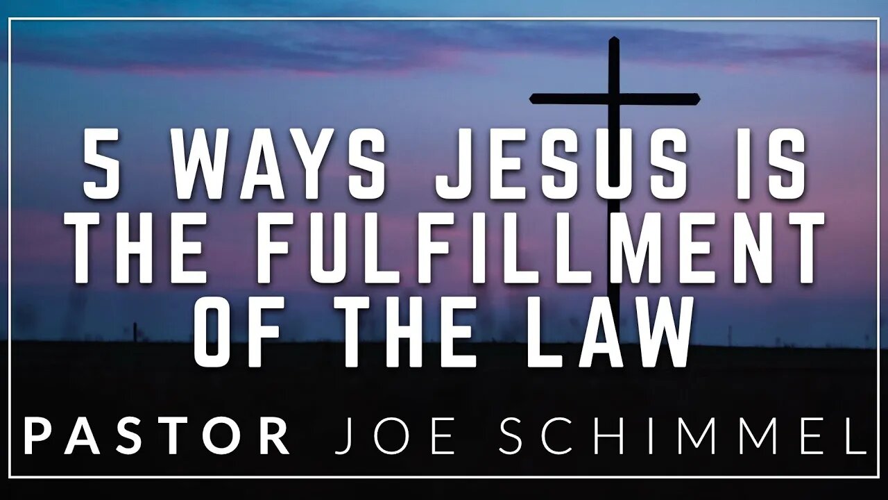 5 ways Jesus is the fulfillment of the law